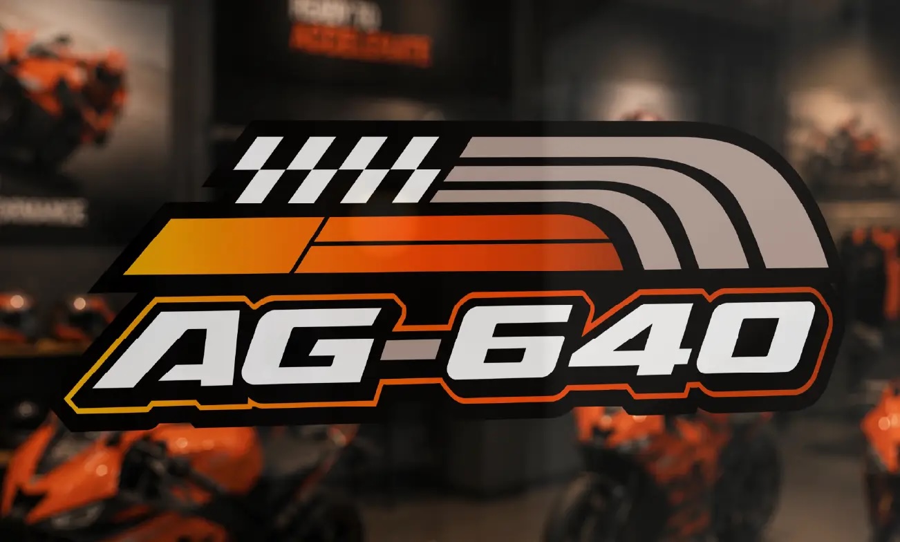 Roland AG-640 application decal